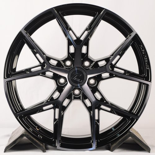 TISLI Hyperion H 8.5j-19 5*108 ET42 d65.1 Black Face Machined With Black Coat