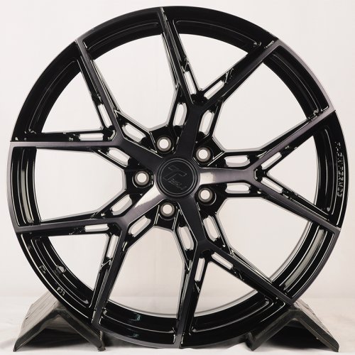 TISLI Hyperion H 10j-20 5*112 ET40 d66.6 Gloss Black Brush With Dark Tint